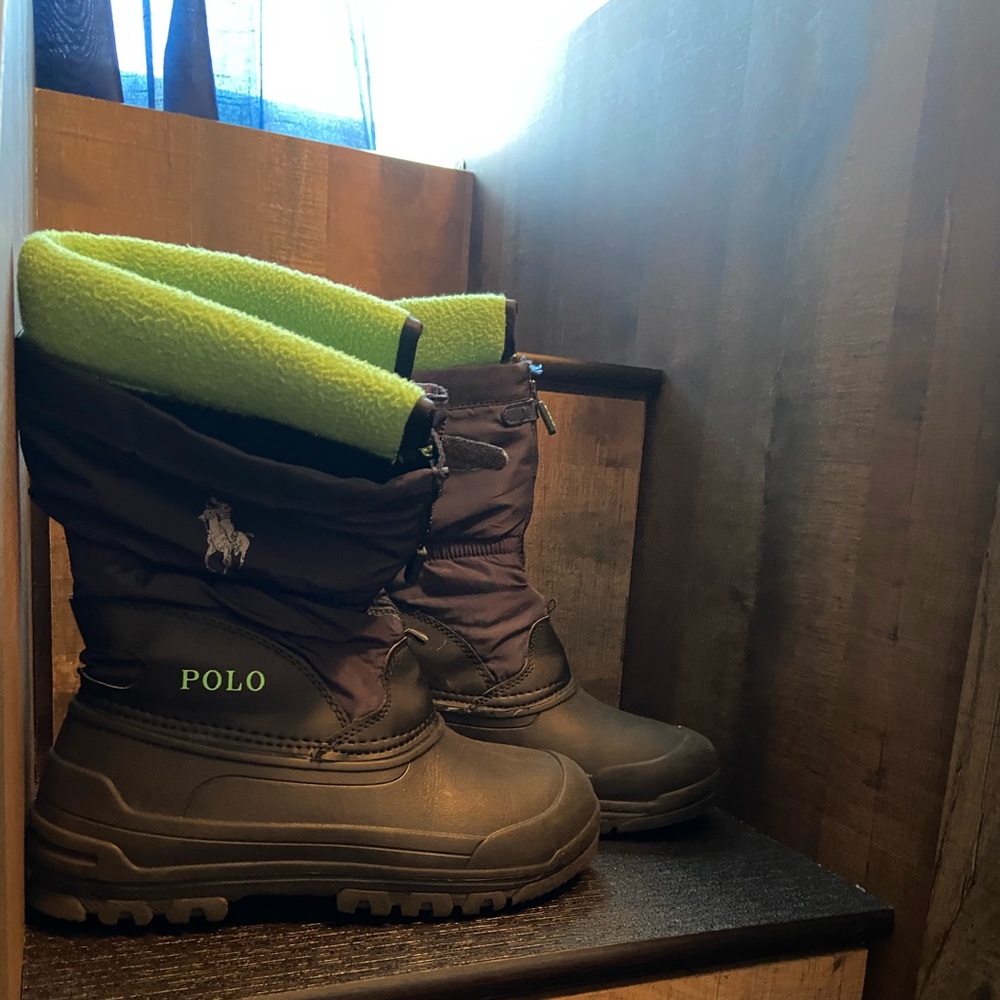 Boys Ralph Lauren Polo snow boots